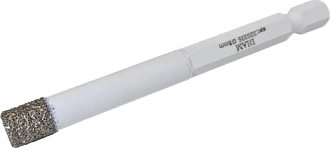 Сверло алмазное DIAM 8x35x1/4 HEX-E Extra Line V-TECH (в спекание) 320326 - изображение 3