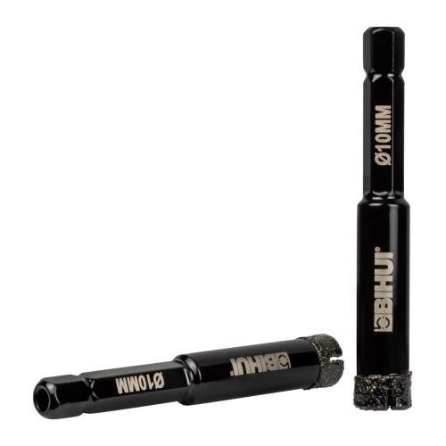 Сверло алмазное для мокрого сверления BIHUI 10 х 25мм по стеклу и керамике DBW10 - изображение 3