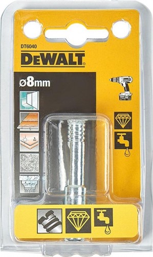 Сверло алмазное по керамике  DeWALT 8 мм DT6040, Extreme Diamant DT6040-QZ - изображение 2