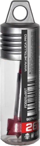 Сверло Форстнера METALLICA Ultra 26x85/55 мм твердосплавное по дереву ДСП, МДФ 907450