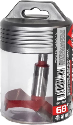 Сверло Форстнера METALLICA Ultra 68x85/55 мм твердосплавное по дереву ДСП, МДФ 907504