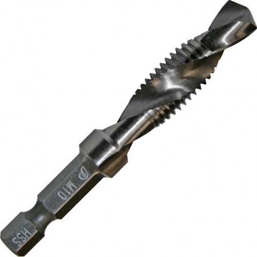 Сверло метчик ПРАКТИКА 10х1.5х72 мм HEX 1/4' (775-013) 775-013