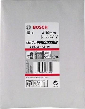 Сверло по бетону BOSCH 10х120 мм  CYL-3 SILVER PERCUSSION 2608597720