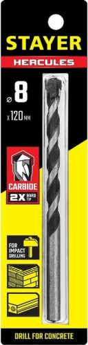 Сверло по бетону STAYER MASTER ударное, 8-120мм 29111-120-08 - изображение 2