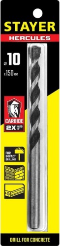 Сверло по бетону STAYER PROFESSIONAL ударное, 10x150мм 2915-150-10 - изображение 2