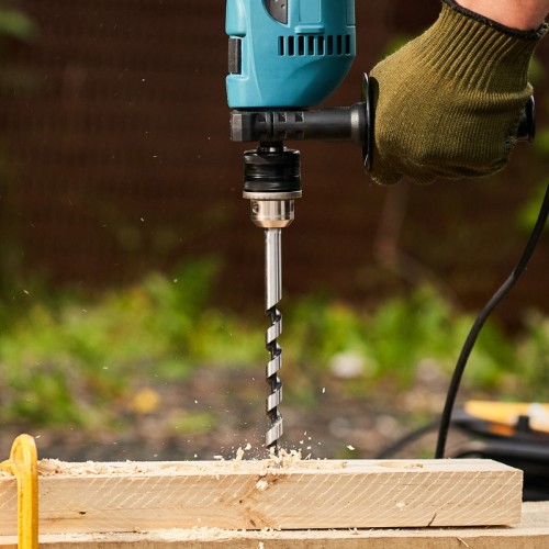 Сверло по дереву Kranz 12х230 мм винтовое, шестигр. хвост. KR-91-0702 - изображение 4