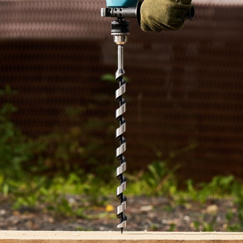 Сверло по дереву Kranz 16х460 мм винтовое, шестигр. хвост. KR-91-0708 - изображение 4