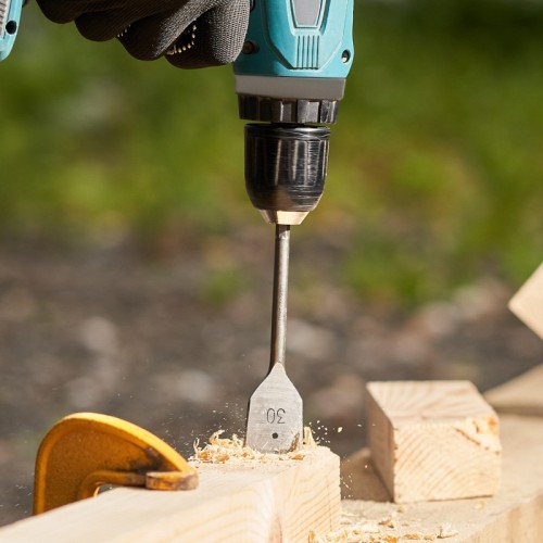 Сверло по дереву Kranz 30х152 мм шестигр. хвост. KR-91-0672 - изображение 4