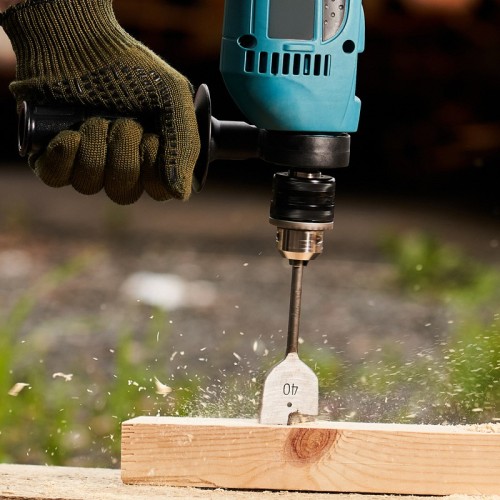 Сверло по дереву Kranz 40х152 мм шестигр. хвост. KR-91-0677 - изображение 4