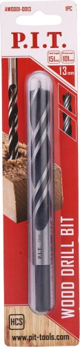 Сверло по дереву P.I.T. AWOD01-0013 спиральное 13x151мм - изображение 2