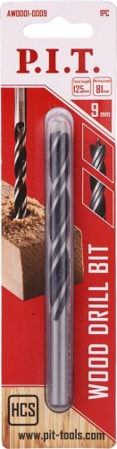 Сверло по дереву P.I.T. AWOD01-0009 спиральное 9x120мм - изображение 2