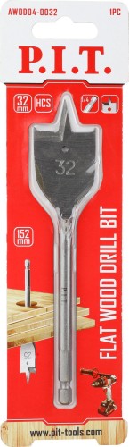 Сверло по дереву P.I.T. AWOD04-0032 перовое 32x152мм - изображение 2