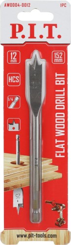Сверло по дереву P.I.T. AWOD04-0012 перовое 12x152мм - изображение 2