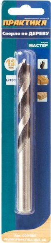Сверло по дереву ПРАКТИКА 12х140 мм серия мастер 034-885