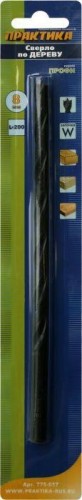 Сверло по дереву ПРАКТИКА 8х200 мм, W серия профи 775-617