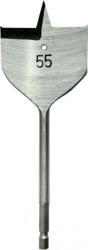 Сверло по дереву ПРАКТИКА  перовое 55х152 мм 774-085 - изображение 2