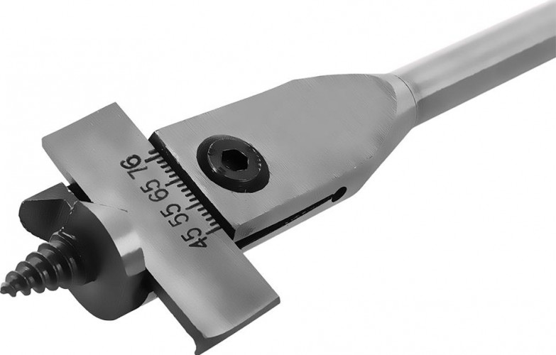 Сверло по дереву ПРАКТИКА регулируемое 22-76 мм, серия Профи 246-739 - изображение 3