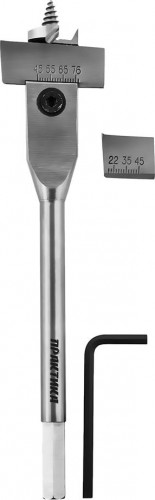 Сверло по дереву ПРАКТИКА регулируемое 22-76 мм, серия Профи 246-739