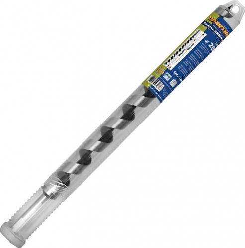 Сверло по дереву ПРАКТИКА винтовое 26х400 мм 032-706