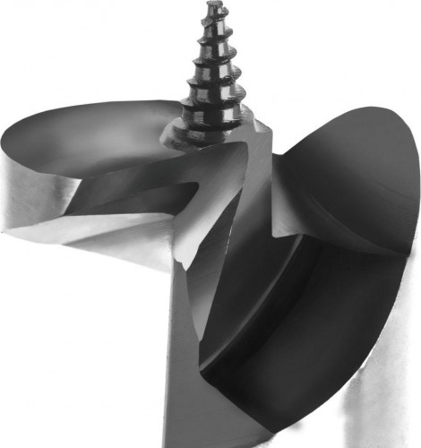 Сверло по дереву ПРАКТИКА винтовое 40х400 мм 033-024 - изображение 3