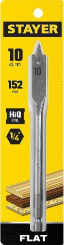 Сверло по дереву STAYER FLAT 12x152мм, перовое 2950-12_z01 - изображение 2