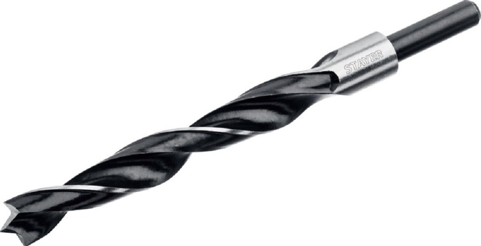 Сверло по дереву STAYER M-type 12.0x140/85мм, спиральное м-образная заточка 2942-140-12_z02