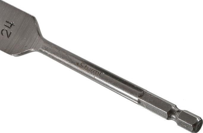 Сверло по дереву Sturm 1055-07-24 перовое 24мм, шестигр. хвостовик - изображение 3