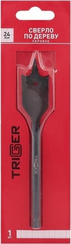 Сверло по дереву TRIGGER 71058 перовое с шестигр.хвостовиком витое 24мм тов-173548
