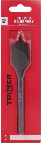 Сверло по дереву TRIGGER 71059 перовое с шестигр.хвостовиком витое 25мм тов-173549