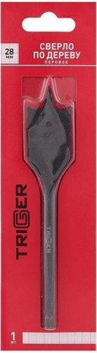 Сверло по дереву TRIGGER 71061 перовое с шестигр.хвостовиком витое 28мм тов-173551