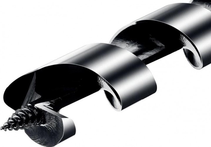 Сверло по дереву ЗУБР ПРОФЕССИОНАЛ 25x235/160мм, левиса шестигранный хвостовик 2948-235-25_z02 - изображение 2