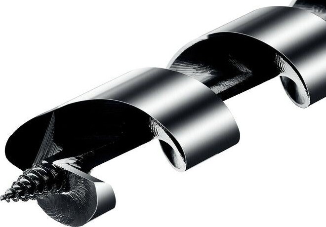 Сверло по дереву ЗУБР ПРОФЕССИОНАЛ 22x450/360мм, левиса шестигранный хвостовик 2948-450-22_z02 - изображение 2