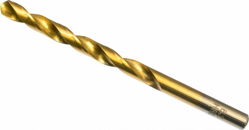 Сверло по металлу АТАКА 7,5х69х109 Профи 7,5мм титан 10шт бокс 8077170