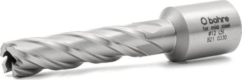 Сверло по металлу Bohre HSS 12х55 мм корончатое с хв. weldon 19 мм (3/4'') КБ010020