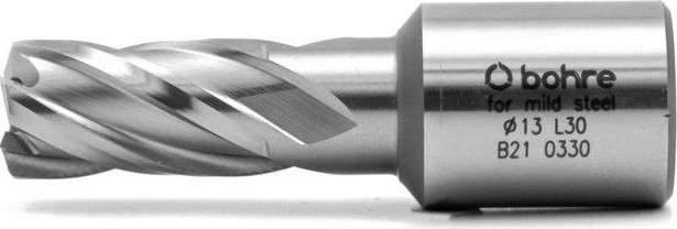 Сверло по металлу Bohre HSS 13х30 мм корончатое с хв. weldon 19 мм (3/4'') КБ010045 - изображение 2