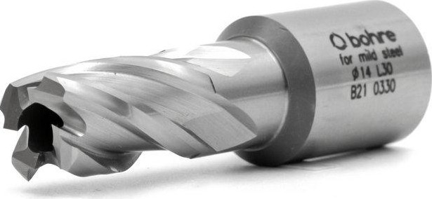 Сверло по металлу Bohre HSS 14х30 мм корончатое с хв. weldon 19 мм (3/4'') КБ010083