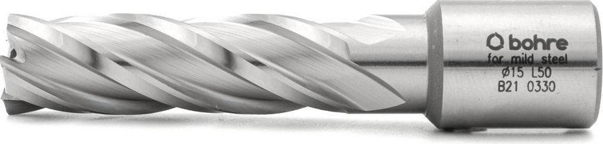 Сверло по металлу Bohre HSS 15х55 мм корончатое с хв. weldon 19 мм (3/4'') КБ010067 - изображение 3