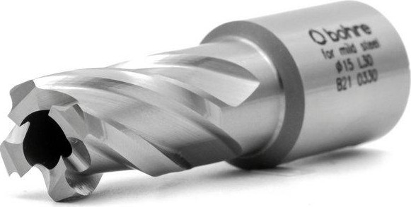 Сверло по металлу Bohre HSS 15х30 мм корончатое с хв. weldon 19 мм (3/4'') КБ010046