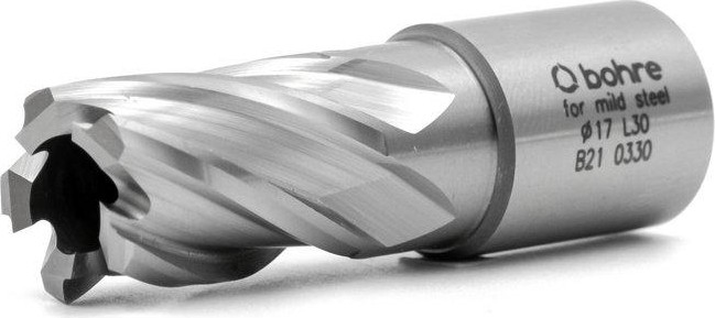 Сверло по металлу Bohre HSS 17х30 мм корончатое с хв. weldon 19 мм (3/4'') КБ010047