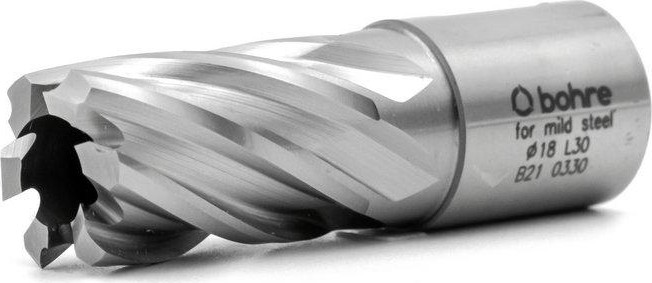 Сверло по металлу Bohre HSS 18х30 мм корончатое с хв. weldon 19 мм (3/4'') КБ010048