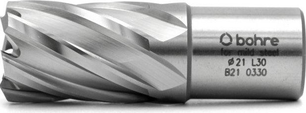 Сверло по металлу Bohre HSS 21х30 мм корончатое с хв. weldon 19 мм (3/4'') КБ010094 - изображение 3