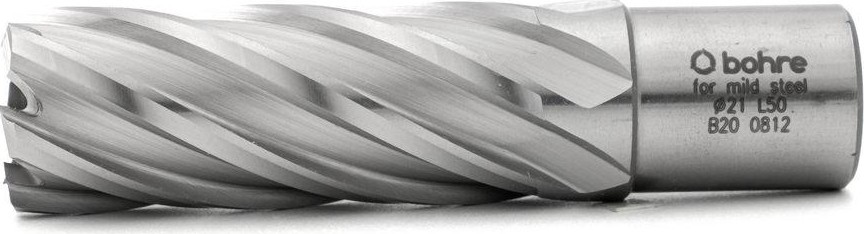 Сверло по металлу Bohre HSS 21х55 мм корончатое с хв. weldon 19 мм (3/4'') КБ010095 - изображение 3