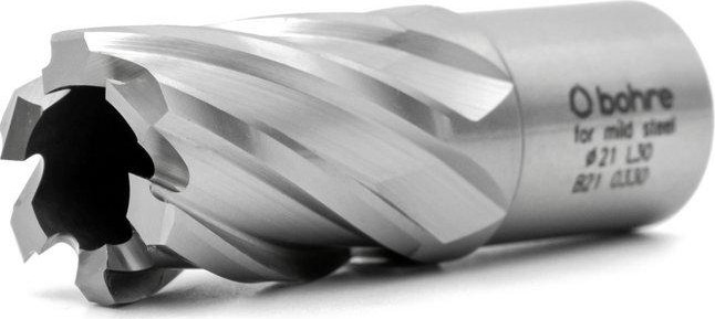 Сверло по металлу Bohre HSS 21х30 мм корончатое с хв. weldon 19 мм (3/4'') КБ010094