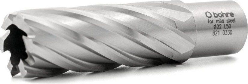 Сверло по металлу Bohre HSS 22х55 мм корончатое с хв. weldon 19 мм (3/4'') КБ010071