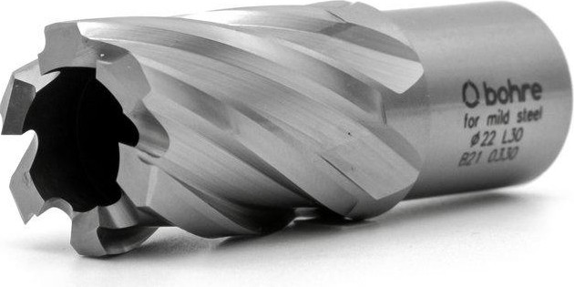 Сверло по металлу Bohre HSS 22х30 мм корончатое с хв. weldon 19 мм (3/4'') КБ010086