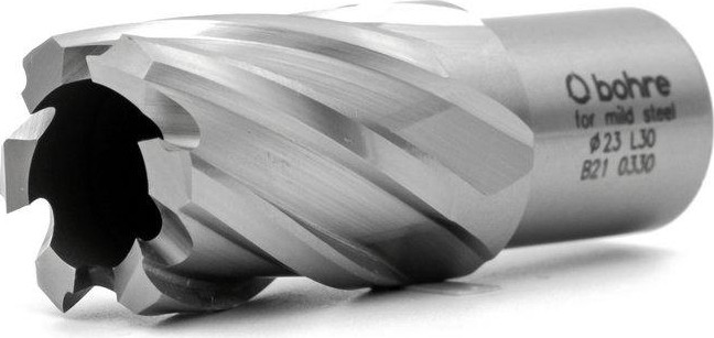 Сверло по металлу Bohre HSS 23х30 мм корончатое с хв. weldon 19 мм (3/4'') КБ010050