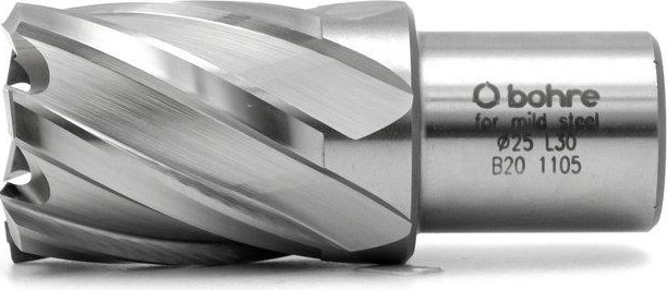 Сверло по металлу Bohre HSS 25х30 мм корончатое с хв. weldon 19 мм (3/4'') КБ010051 - изображение 3