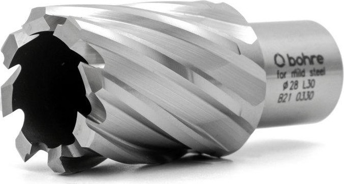 Сверло по металлу Bohre HSS 28х30 мм корончатое с хв. weldon 19 мм (3/4'') КБ010053
