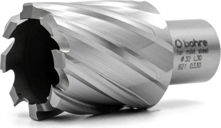 Сверло по металлу Bohre HSS 32х30 мм корончатое с хв. weldon 19 мм (3/4'') КБ010055