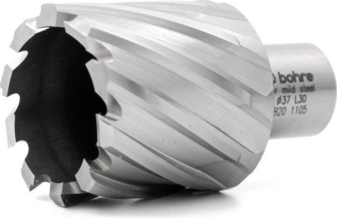 Сверло по металлу Bohre HSS 37х30 мм корончатое с хв. weldon 19 мм (3/4'') КБ010296
